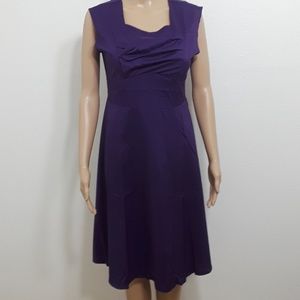 new plus size purple dress